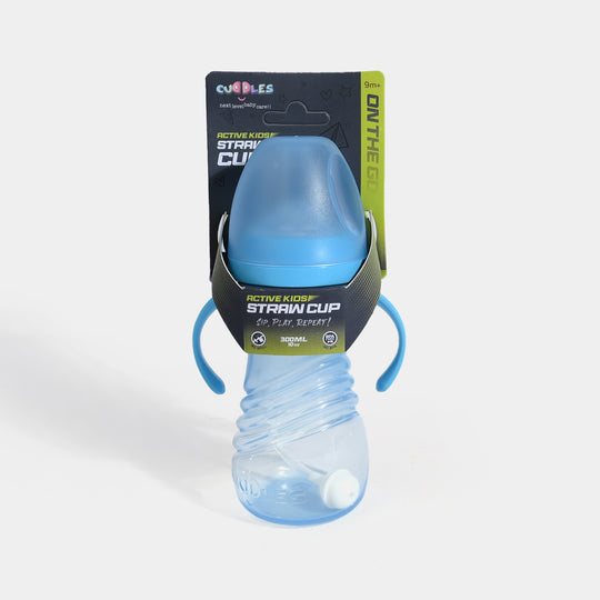 Active kids Straw cup 300ml with handle