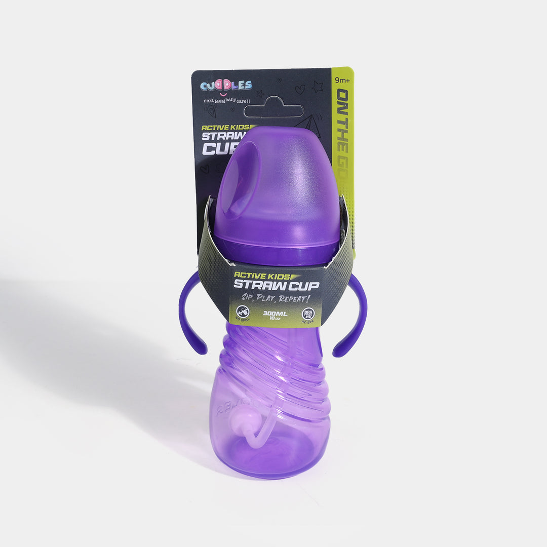 Active kids Straw cup 300ml with handle