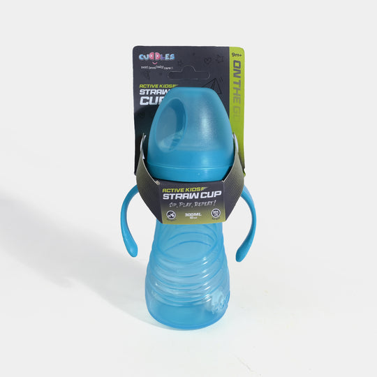 Active kids Straw cup 300ml with handle