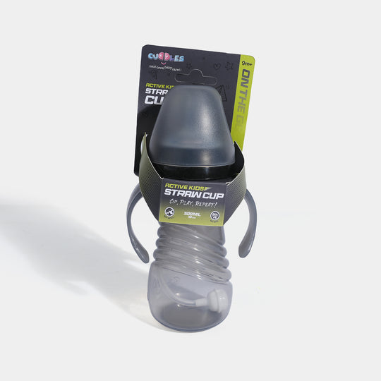 Active kids Straw cup 300ml with handle