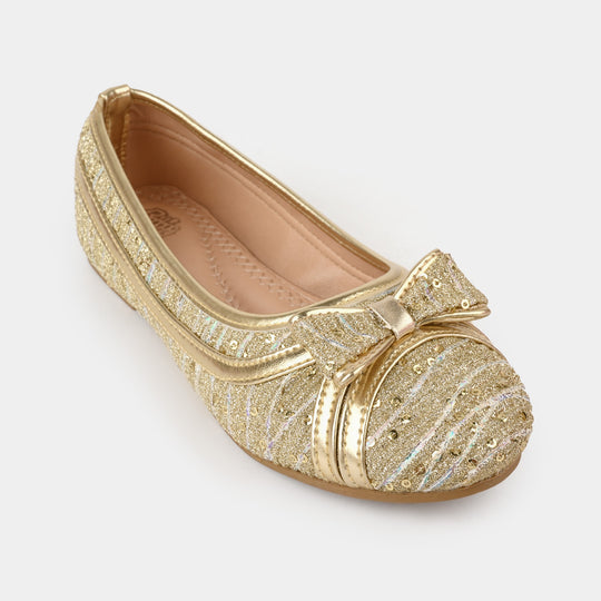 Girls Pumps 1341-GOLDEN
