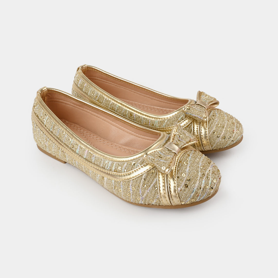 Girls Pumps 1341-GOLDEN