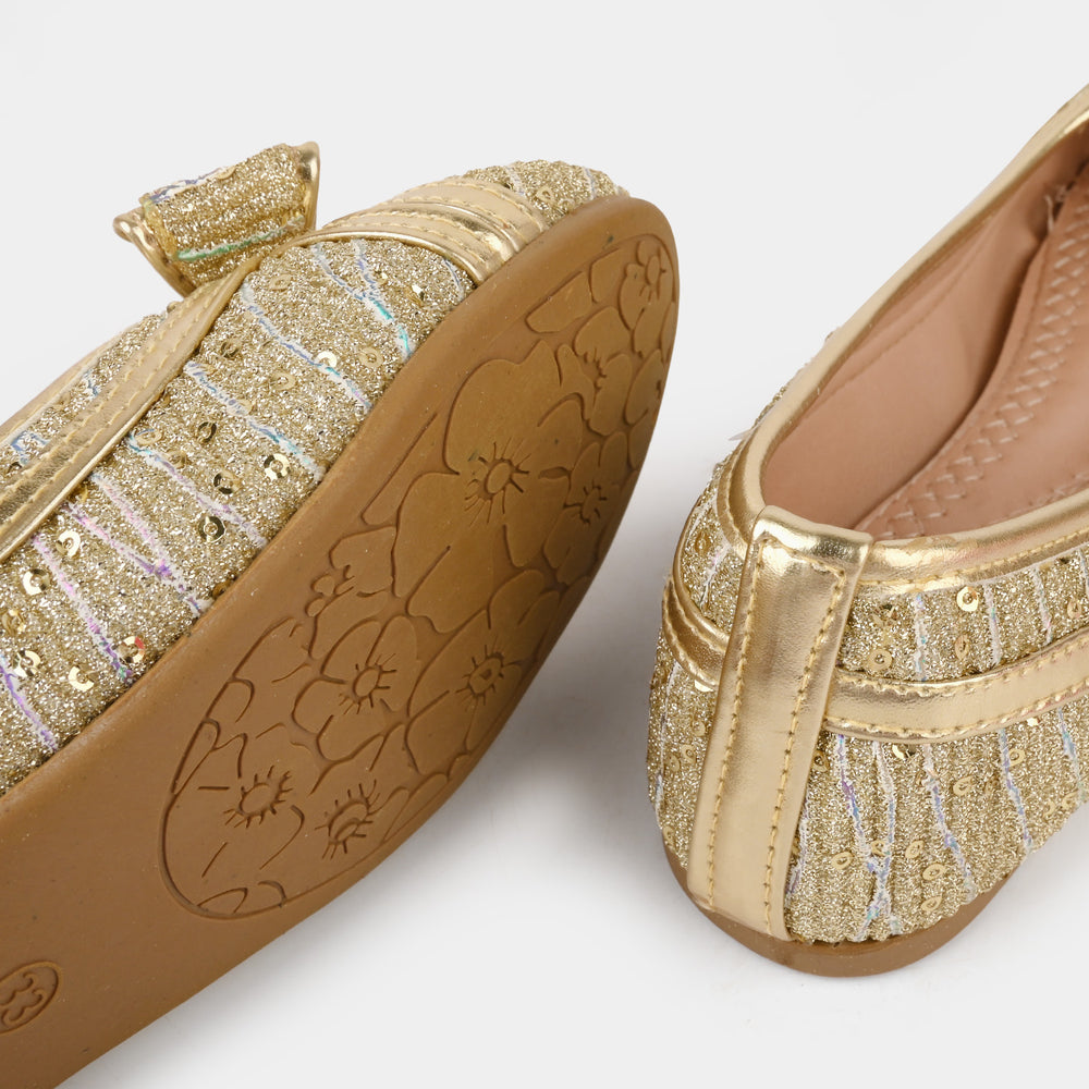 Girls Pumps 1341-GOLDEN