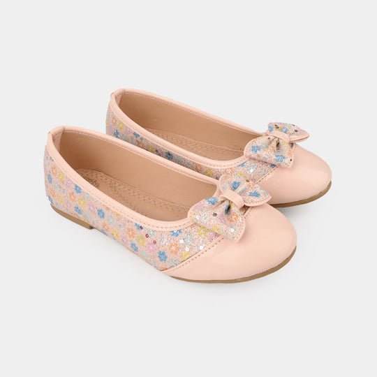 Girls Pumps 1342-Peach