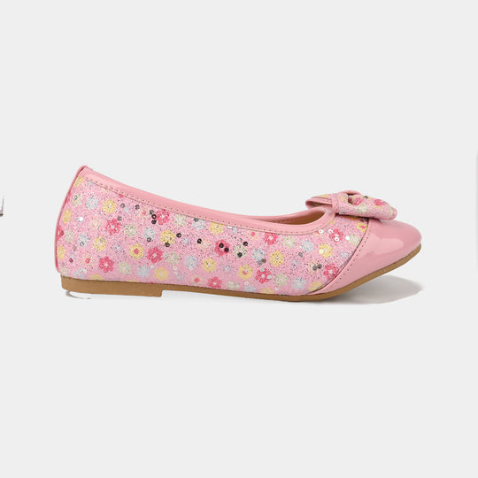 Girls Pumps 1342-Pink