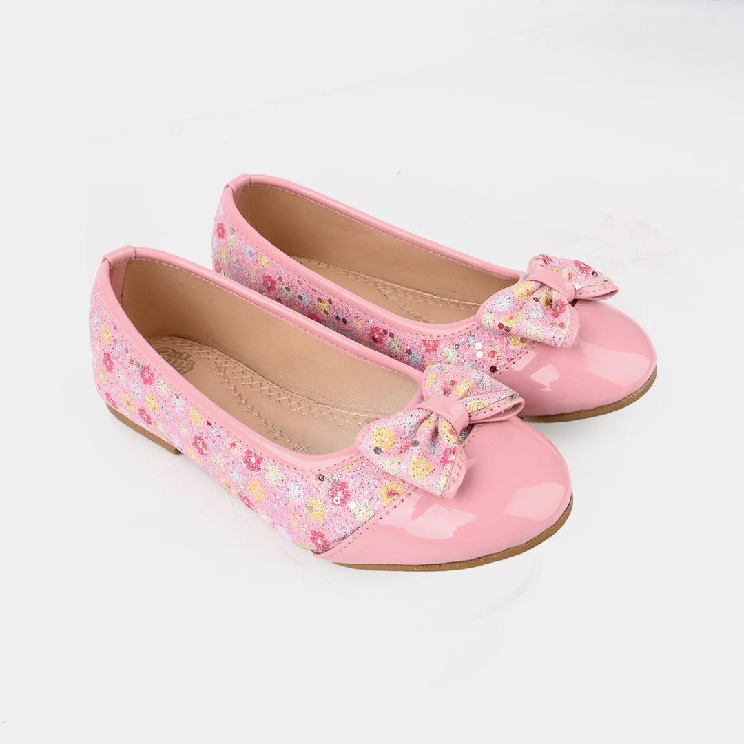 Girls Pumps 1342-Pink