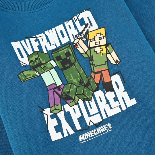 Boys Fleece Sweatshirt-Blue