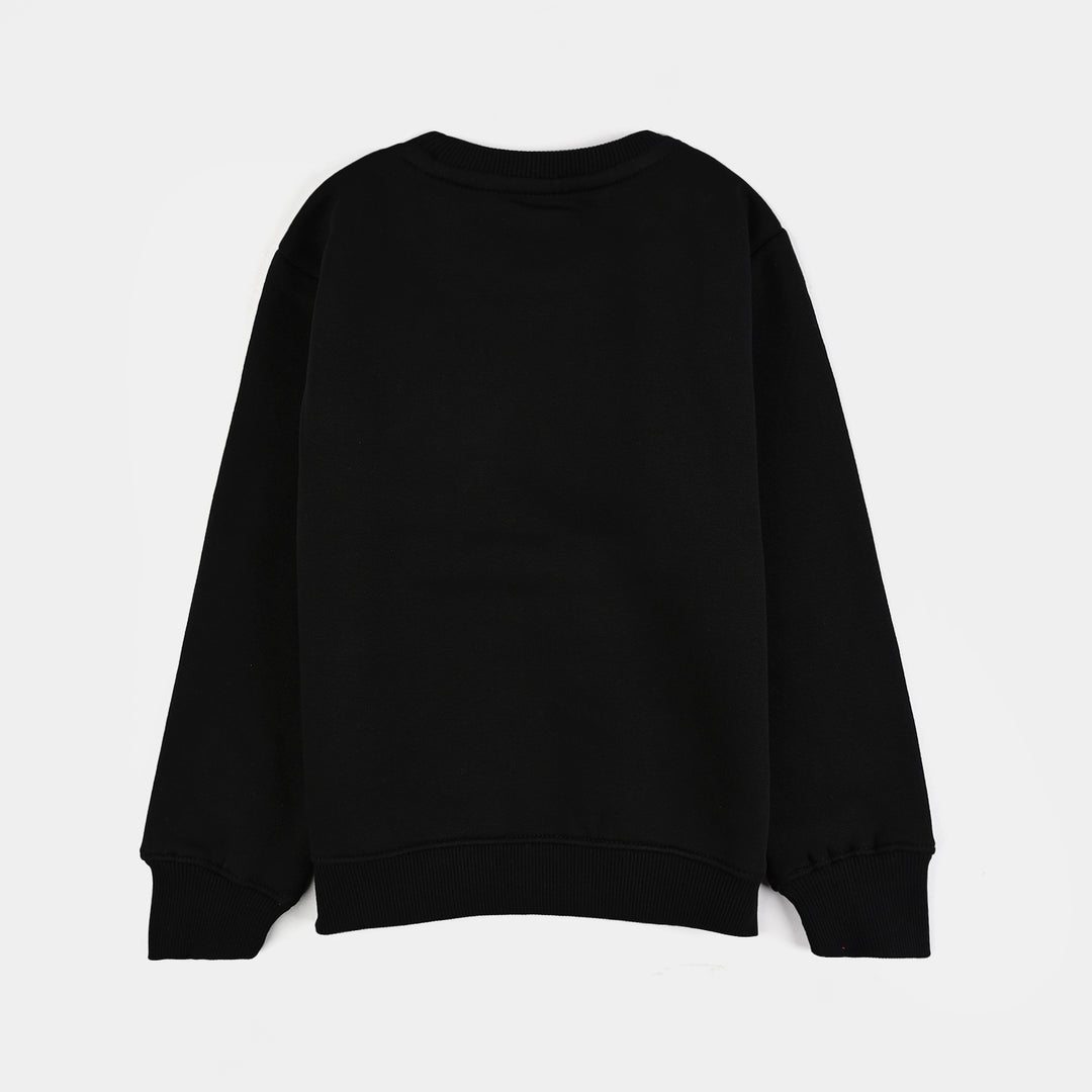 Boys Fleece Sweatshirt Black Today