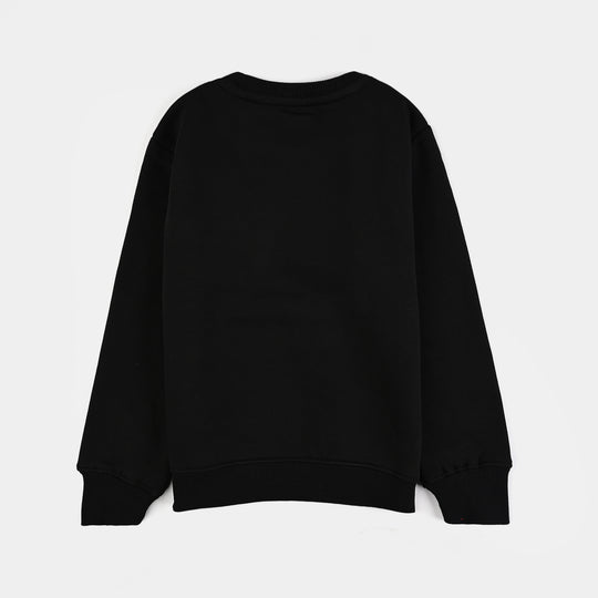Boys Fleece Sweatshirt Black Today