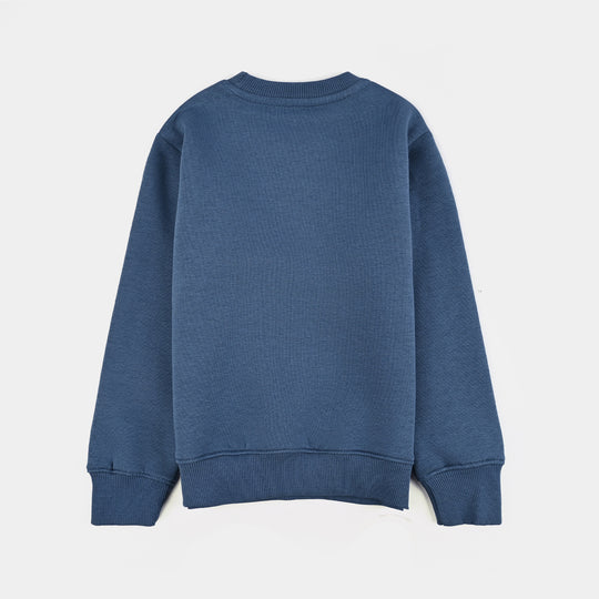 Boys Fleece Sweatshirt Blue Today-Stellar