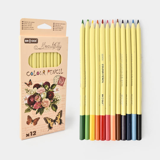 Braden Colored Pencils | Vivid & Break-Resistant | 12PCs