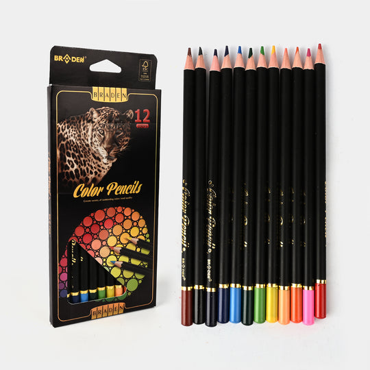 Braden Color Pencils | Premium Quality | 12PCs