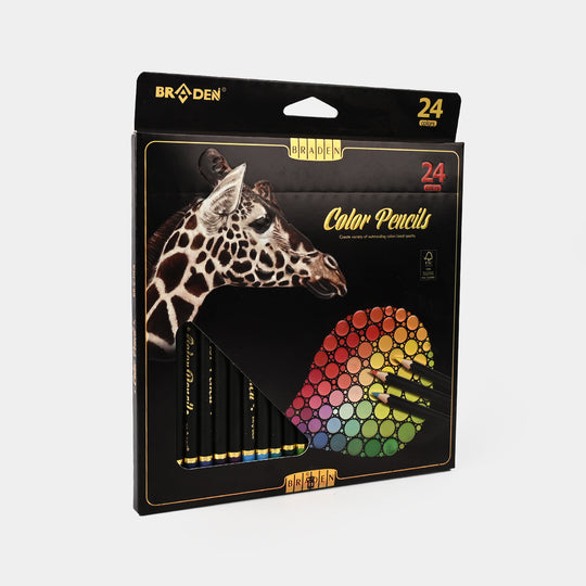 Braden Color Pencils | Premium Quality | 24PCs