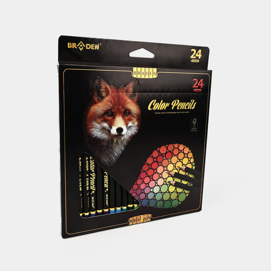 Braden Color Pencils | Premium Quality | 24PCs
