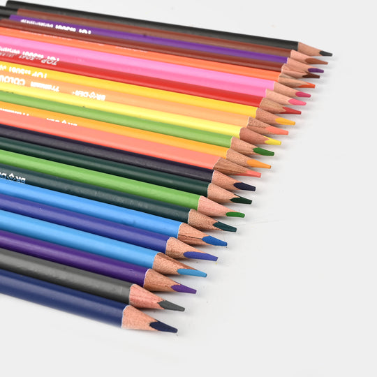 Braden Color Pencils 24PCs For Kids