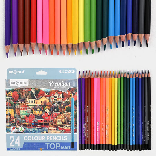 Braden Color Pencils 24PCs For Kids