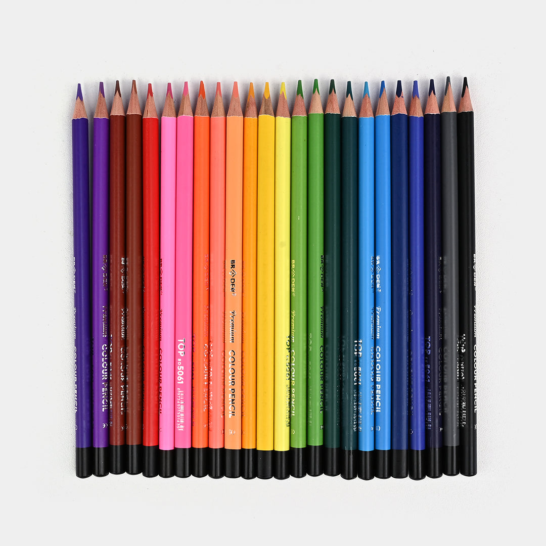 Braden Color Pencils 24PCs For Kids