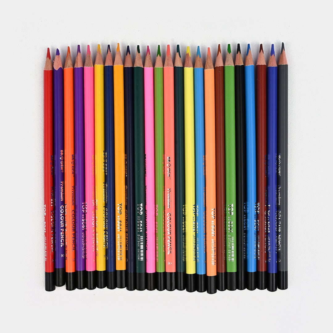 Braden Color Pencils 24PCs For Kids