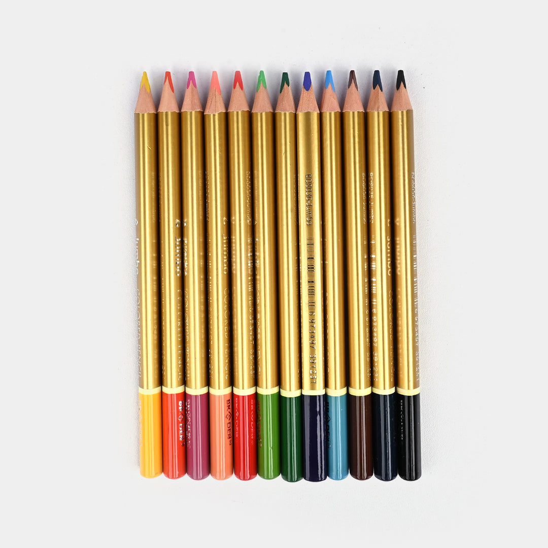 Braden Jumbo Color Pencils 12PCs For Kids