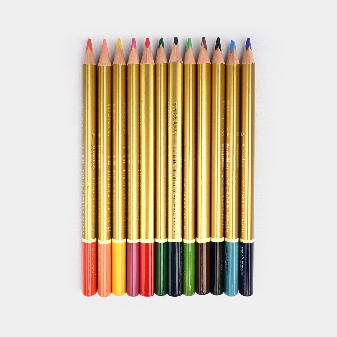 Braden Jumbo Color Pencils 12PCs For Kids