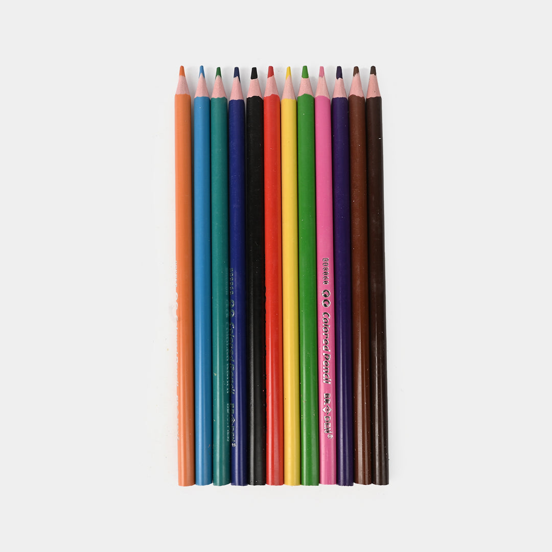 Braden Colored Pencils | Vivid & Break-Resistant | 12PCs
