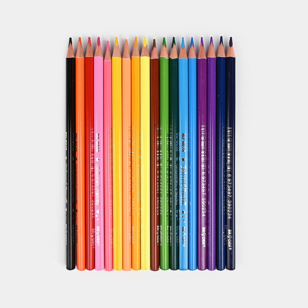 Braden Color Pencils 18PCs For Kids