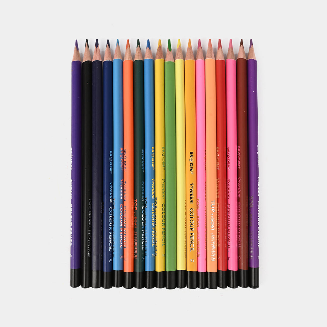 Braden Color Pencils 18PCs For Kids