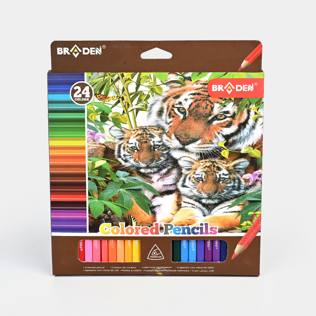 Braden Color Pencils 12PCs For Kids