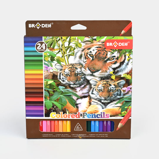 Braden Color Pencils 12PCs For Kids