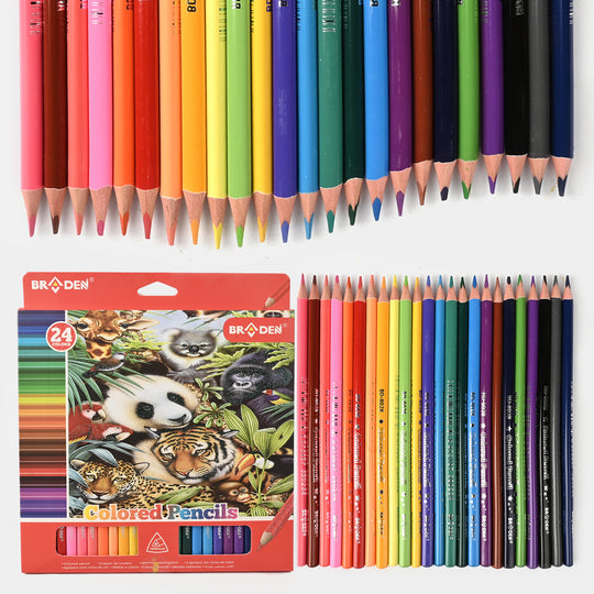 Braden Color Pencils 24PCs For Kids