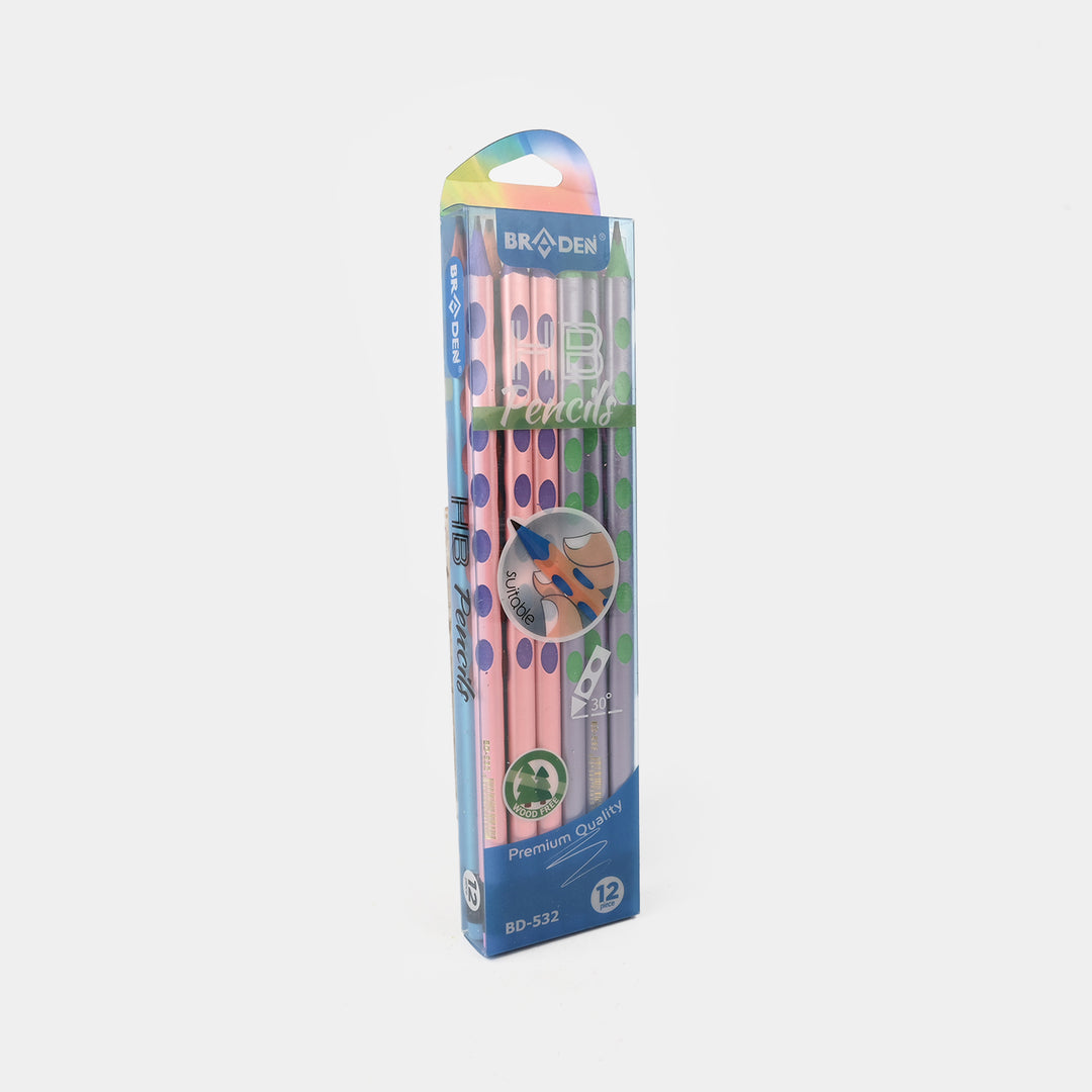 Braden HB Pencils – Pack of 12