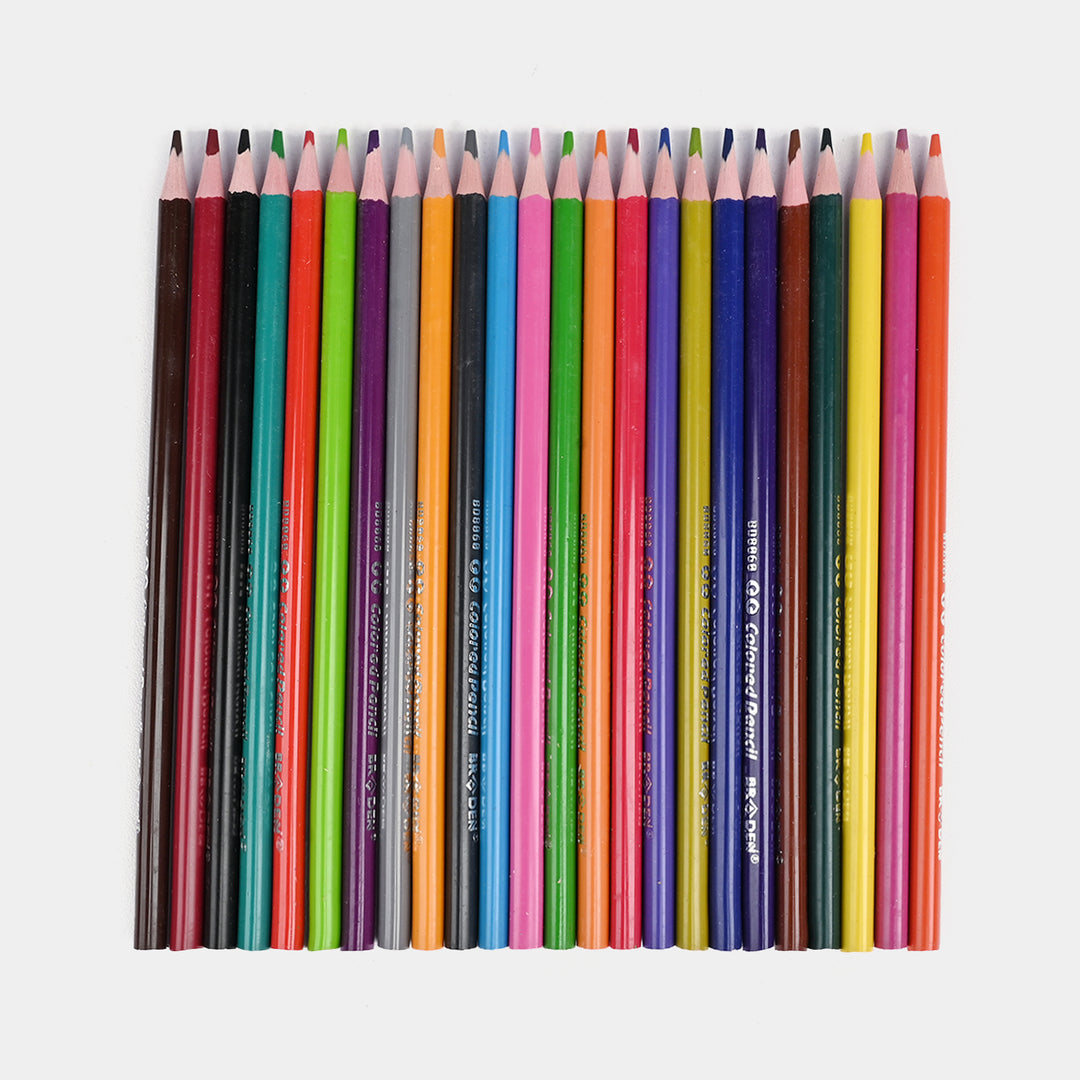 Braden Colored Pencils | Vivid & Break-Resistant | 24PCs