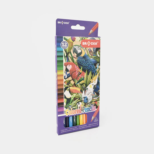 Braden Color Pencils 12PCs For Kids