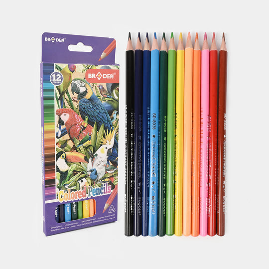 Braden Color Pencils 12PCs For Kids