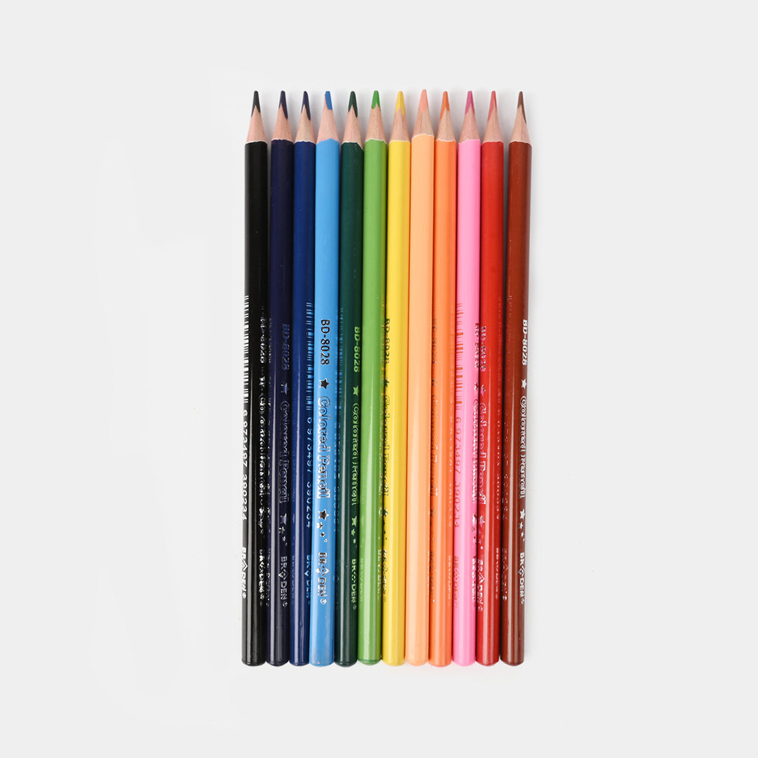 Braden Color Pencils 12PCs For Kids