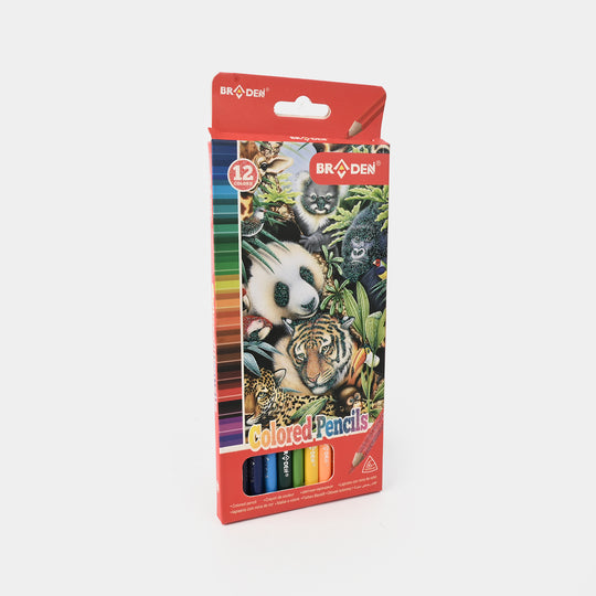 Braden Color Pencils 12PCs For Kids