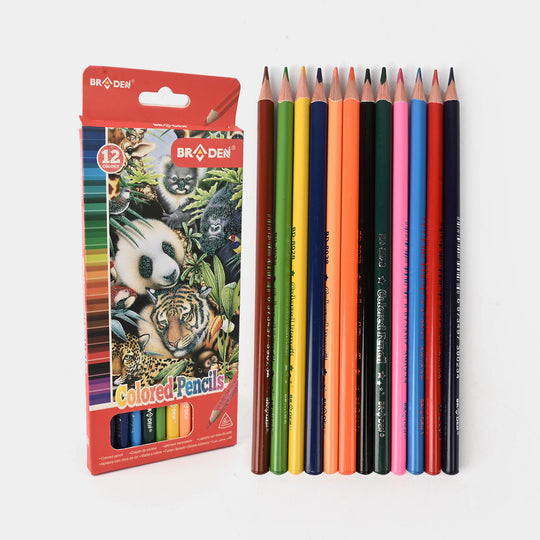 Braden Color Pencils 12PCs For Kids