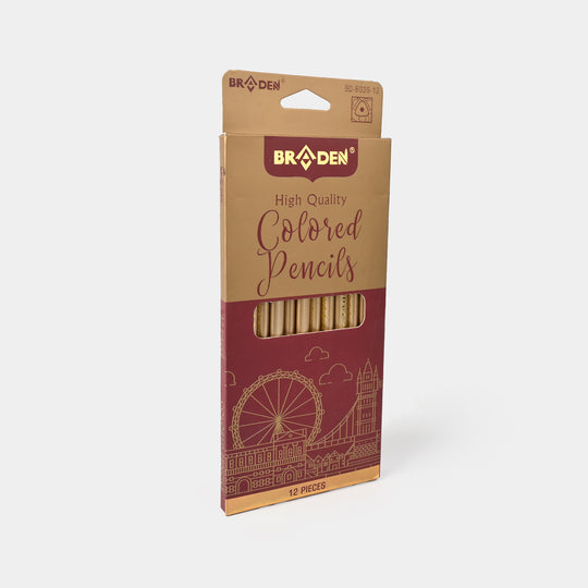 Braden Color Pencils 12PCs For Kids
