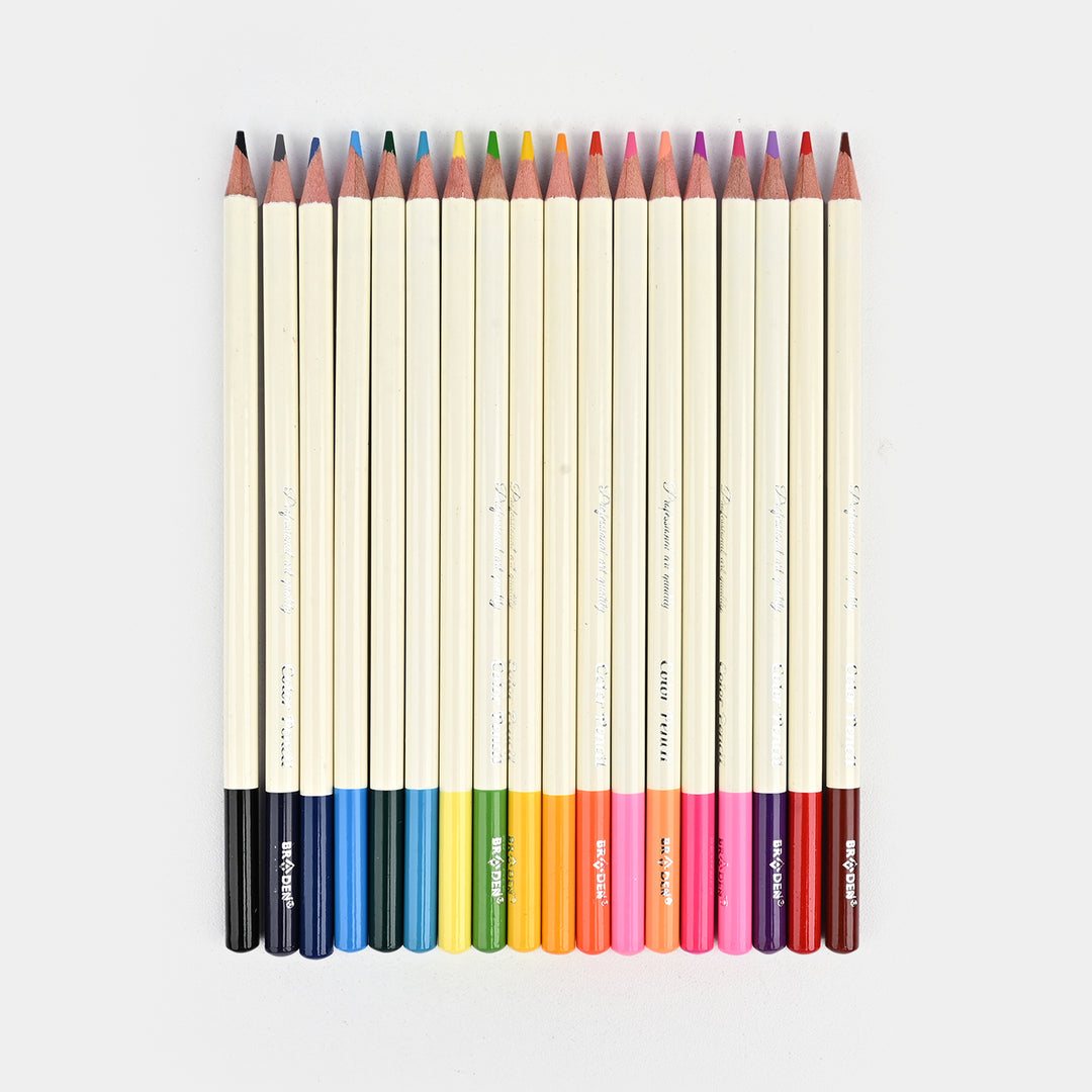 Braden Color Pencils 18PCs For Kids