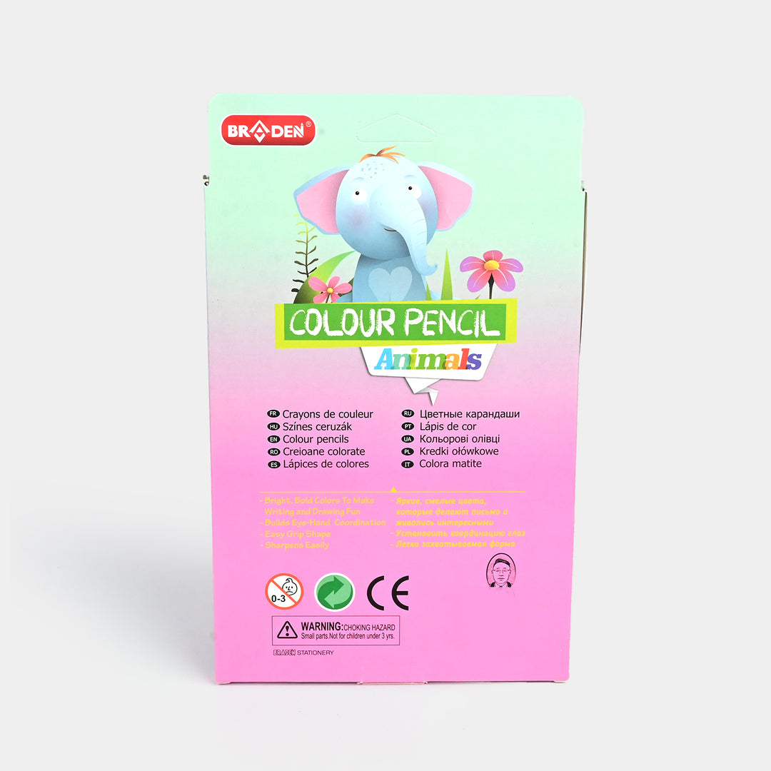 Braden Colored Pencils | Vivid & Break-Resistant | 18PCs
