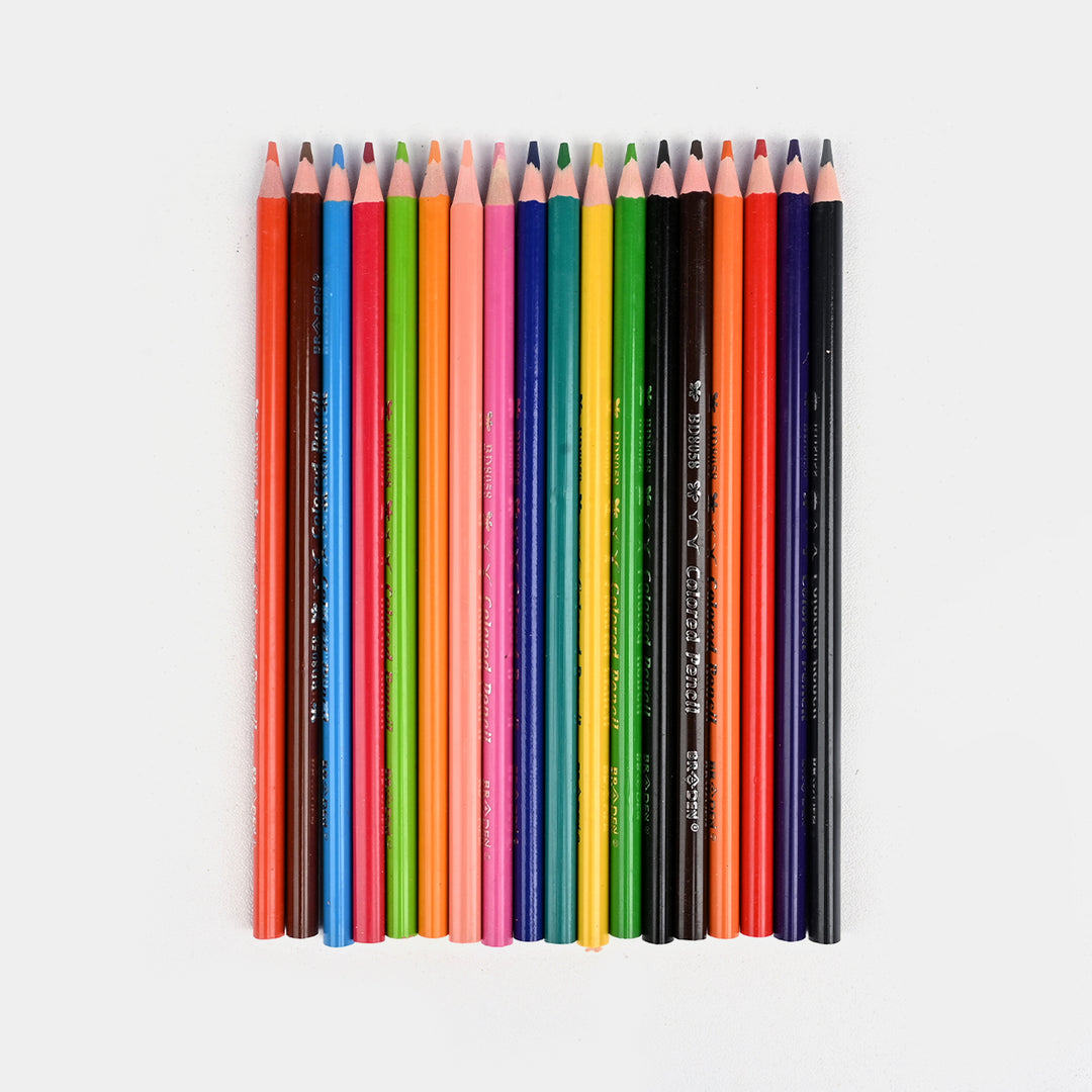 Braden Colored Pencils | Vivid & Break-Resistant | 18PCs