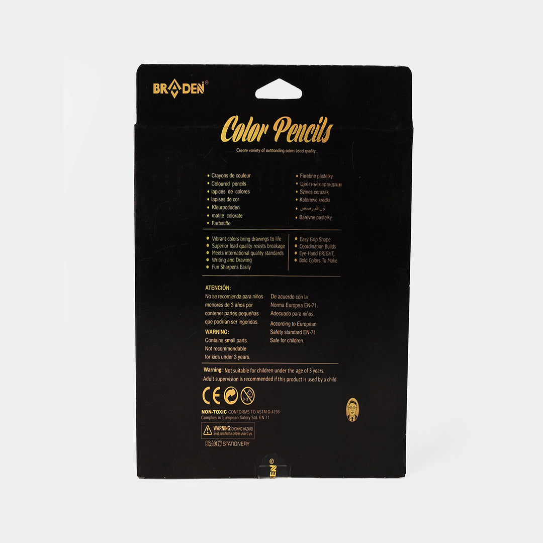 Braden Color Pencils | Premium Quality | 18PCs