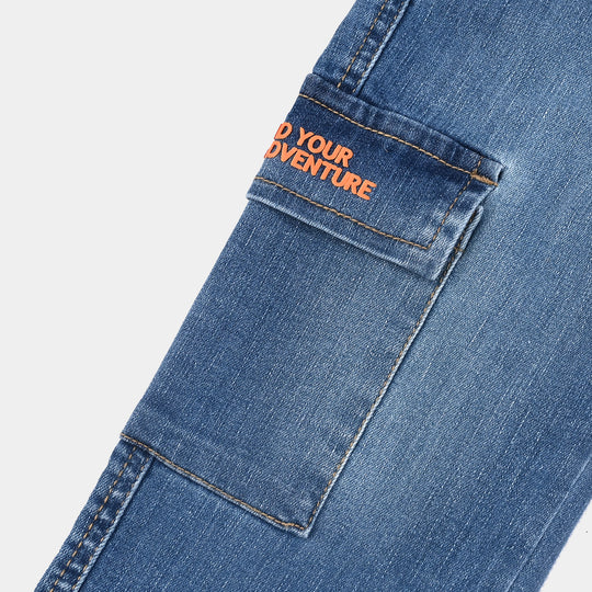 Boys Denim Stretch Pant Adventure-Ice Blue