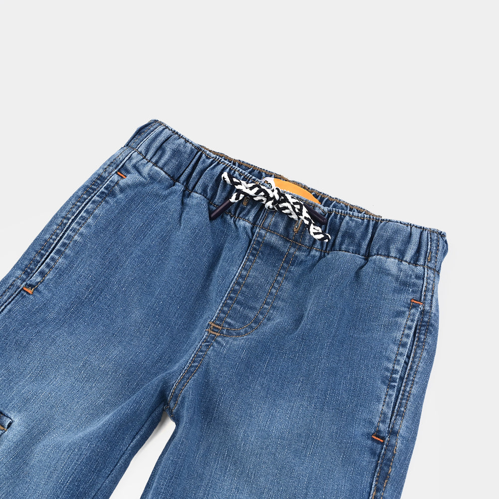 Boys Denim Stretch Pant Adventure-Ice Blue