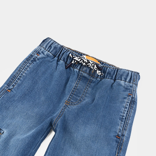Boys Denim Stretch Pant Adventure-Ice Blue
