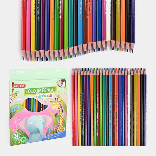 Braden Colored Pencils | Vivid & Break-Resistant | 24PCs