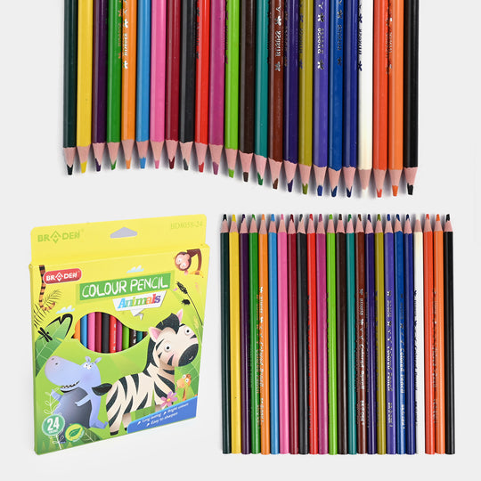 Braden Colored Pencils | Vivid & Break-Resistant | 24Pcs