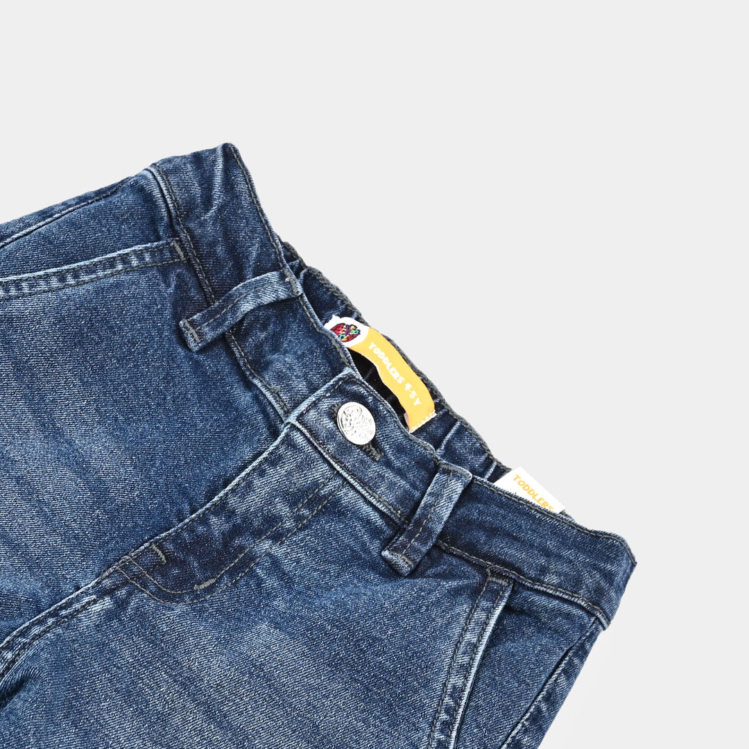 Boys Denim Stretch Pant - Mid Blue