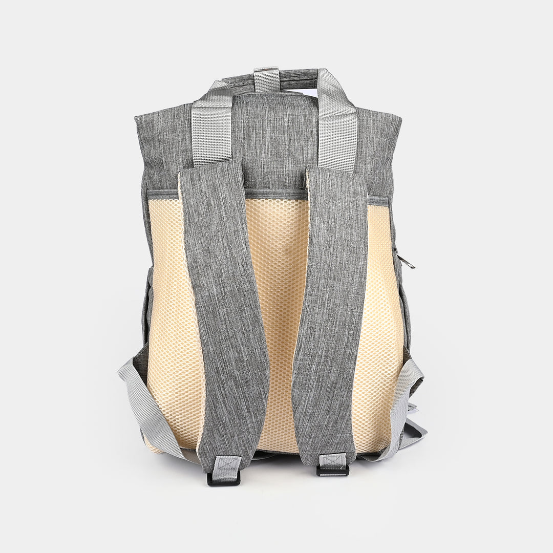 BABY CARE MOTHER BAG PACK | 1539 GRAY