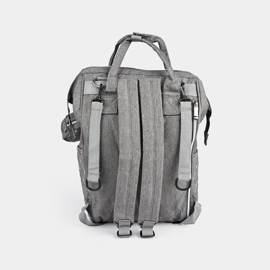 BABY CARE MOTHER BAG PACK | 1865 GRAY